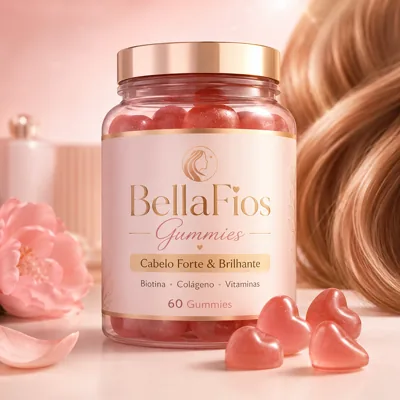 BellaFios Gummies — brinde de crescimento capilar